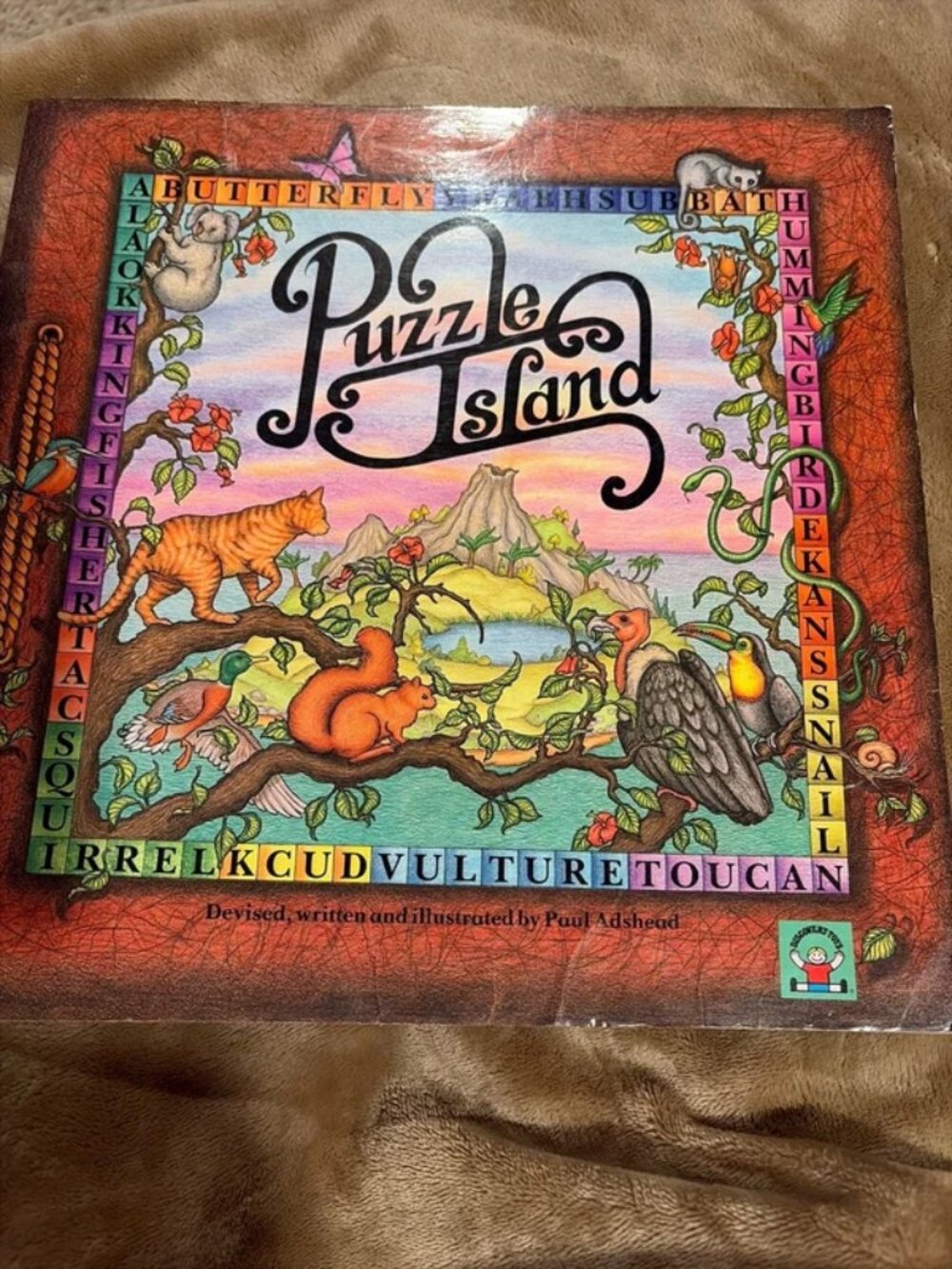 Puzzle island kids book
